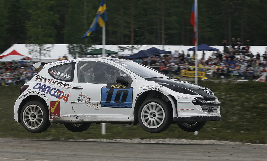 Ulrik Linnemann scorede et sikkert EM-sølv i Super1600 med sin Peugeot 207 Super 1600
(Foto: Åge Keseler Kirketerp)